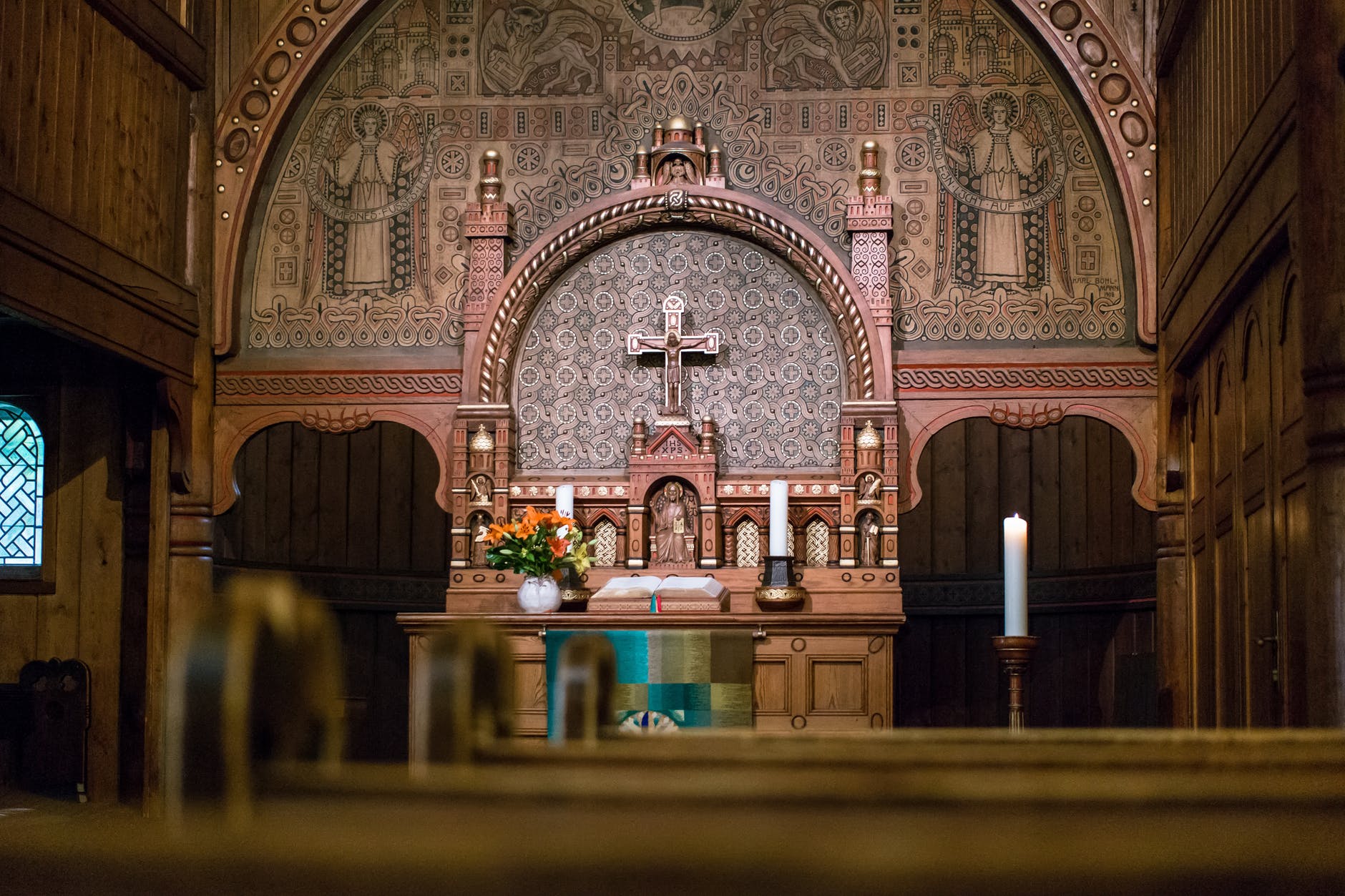 altar arch arches architecture